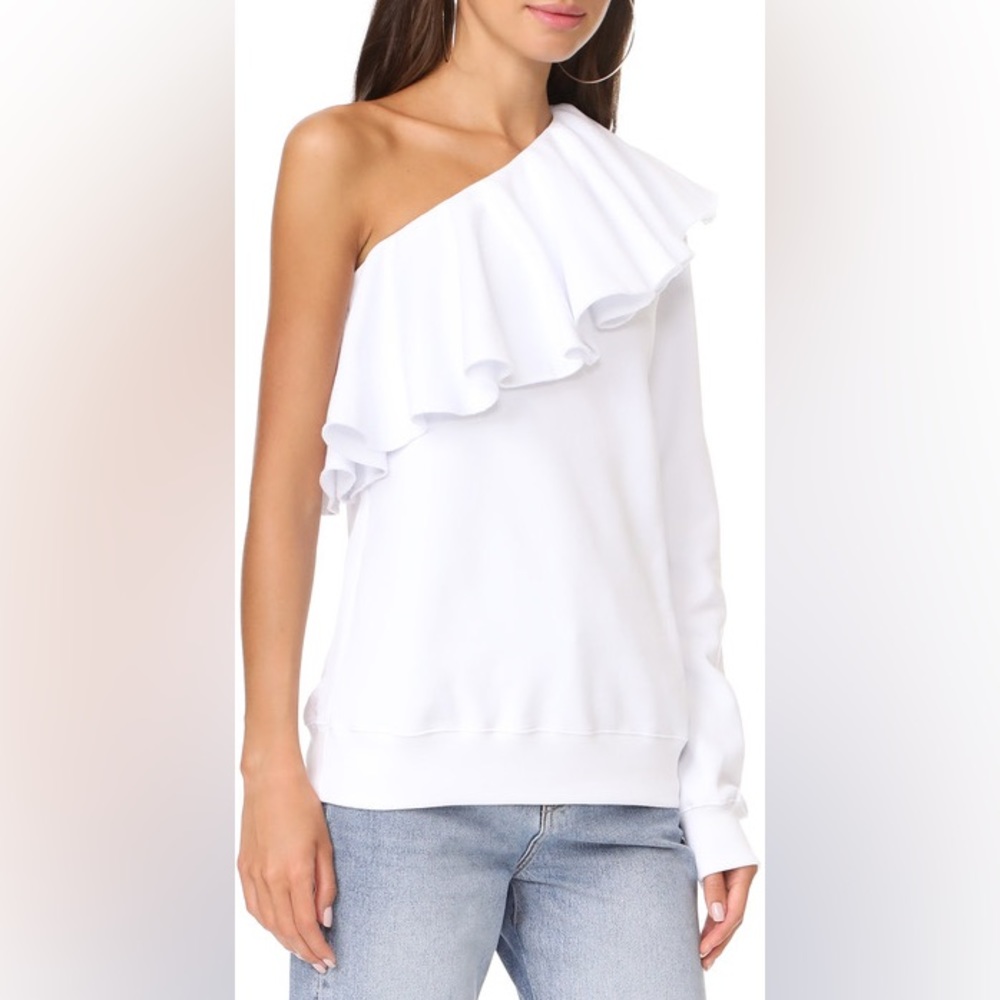 MSGM One Shoulder Sweatshirt